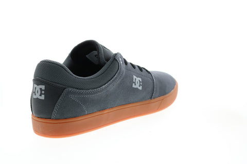 DC Crisis ADYS100029 Mens Gray Nubuck Skate Inspired Sneakers Shoes