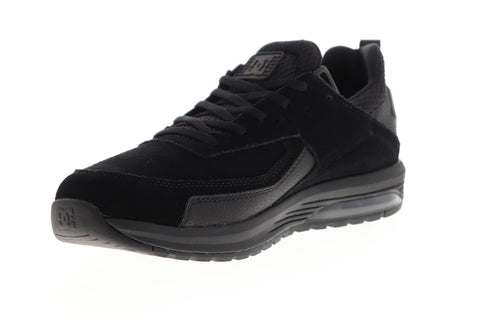 DC Vandium ADYS200069 Mens Black Suede Lace Up Skate Sneakers Shoes