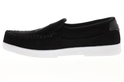 DC Villain TX SE ADYS100200 Mens Black Canvas Slip On Skate Sneakers Shoes