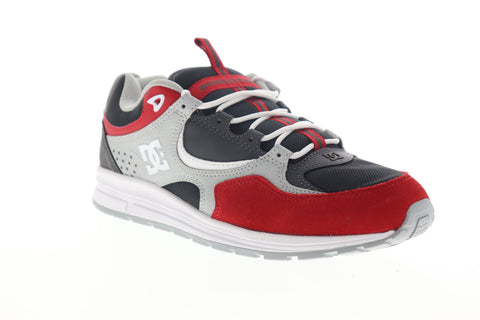 DC Kalis Lite ADYS100291 Mens Gray Leather Lace Up Skate Sneakers Shoes