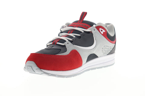 DC Kalis Lite ADYS100291 Mens Gray Leather Lace Up Skate Sneakers Shoes