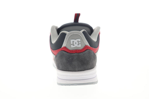 DC Kalis Lite ADYS100291 Mens Gray Leather Lace Up Skate Sneakers Shoes