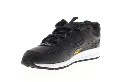 DC Kalis Lite SE ADYS100382 Mens Black Leather Low Top Skate Sneakers Shoes