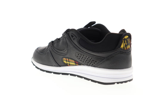 DC Kalis Lite SE ADYS100382 Mens Black Leather Low Top Skate Sneakers Shoes