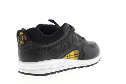 DC Kalis Lite SE ADYS100382 Mens Black Leather Low Top Skate Sneakers Shoes