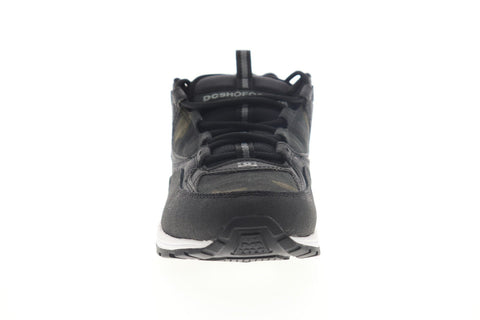 DC Kalis Lite SE ADYS100382 Mens Black Leather Lace Up Athletic Skate Shoes