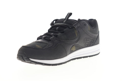 DC Kalis Lite SE ADYS100382 Mens Black Leather Lace Up Athletic Skate Shoes