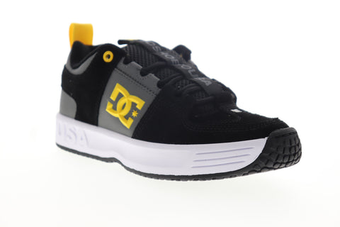 DC Lynx OG ADYS100425 Mens Black Suede Lace Up Skate Sneakers Shoes