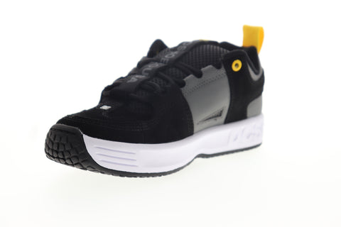 DC Lynx OG ADYS100425 Mens Black Suede Lace Up Skate Sneakers Shoes