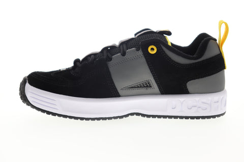 DC Lynx OG ADYS100425 Mens Black Suede Lace Up Skate Sneakers Shoes