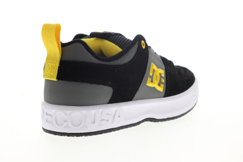 DC Lynx OG ADYS100425 Mens Black Suede Lace Up Skate Sneakers Shoes