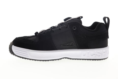 DC Lynx OG ADYS100425 Mens Black Suede Skate Sneakers Shoes