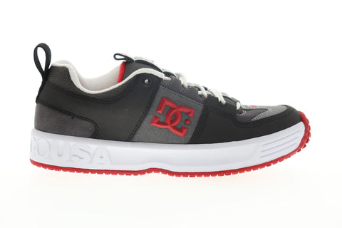 DC Lynx OG ADYS100425 Mens Gray Leather Skate Sneakers Shoes