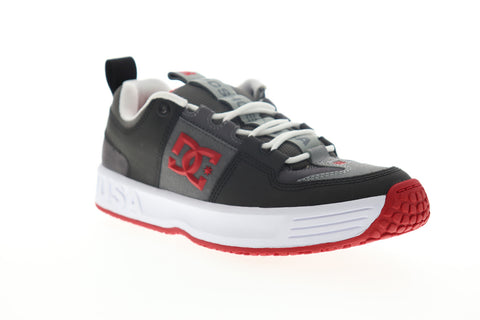 DC Lynx OG ADYS100425 Mens Gray Leather Skate Sneakers Shoes