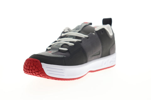 DC Lynx OG ADYS100425 Mens Gray Leather Skate Sneakers Shoes