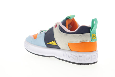 DC Lynx OG ADYS100425 Mens Blue Leather Skate Sneakers Shoes