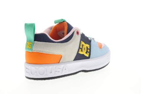 DC Lynx OG ADYS100425 Mens Blue Leather Skate Sneakers Shoes