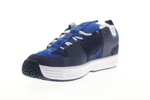 DC Lynx OG ADYS100425 Mens Blue Leather Skate Sneakers Shoes