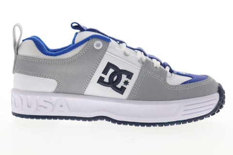 DC Lynx OG ADYS100425 Mens Gray Leather Lace Up Skate Sneakers Shoes