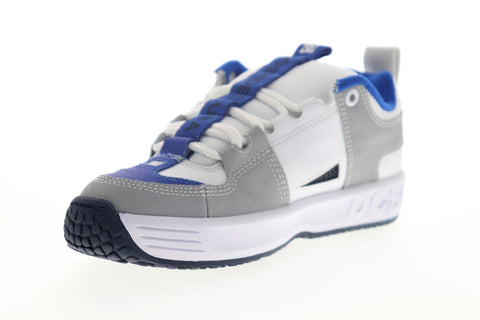 DC Lynx OG ADYS100425 Mens Gray Leather Lace Up Skate Sneakers Shoes