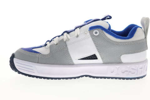 DC Lynx OG ADYS100425 Mens Gray Leather Lace Up Skate Sneakers Shoes