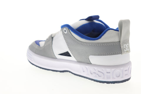 DC Lynx OG ADYS100425 Mens Gray Leather Lace Up Skate Sneakers Shoes