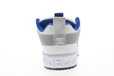 DC Lynx OG ADYS100425 Mens Gray Leather Lace Up Skate Sneakers Shoes