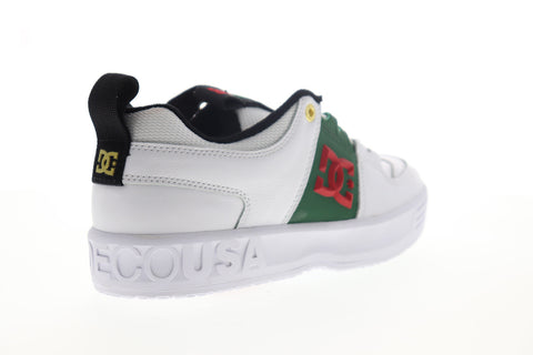 DC Lynx OG ADYS100425 Mens White Leather Skate Sneakers Shoes