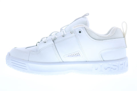 DC Lynx OG ADYS100425 Mens White Leather Skate Sneakers Shoes
