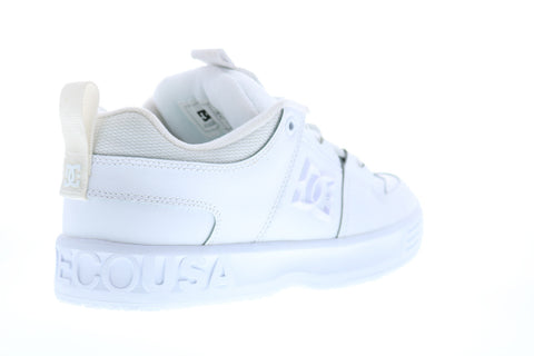 DC Lynx OG ADYS100425 Mens White Leather Skate Sneakers Shoes