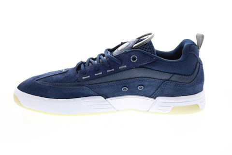 DC Legacy 98 Slim S ADYS100435 Mens Blue Suede Skate Inspired Sneakers Shoes