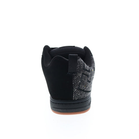 DC Court Graffik SQ ADYS100442-BB2 Mens Black Nubuck Skate Sneakers Shoes