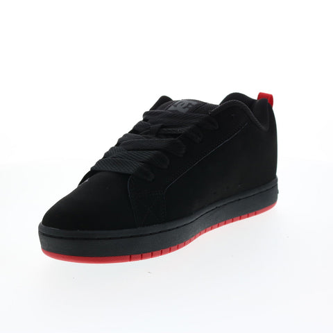 DC Court Graffik SQ ADYS100442-BYR Mens Black Skate Inspired Sneakers Shoes