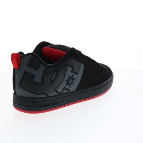 DC Court Graffik SQ ADYS100442-BYR Mens Black Skate Inspired Sneakers Shoes