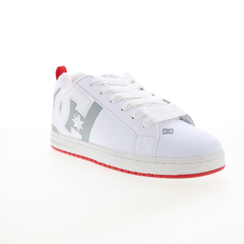DC Court Graffik SQ ADYS100442-WYR Mens White Skate Inspired Sneakers Shoes