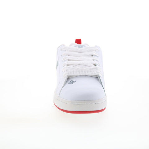 DC Court Graffik SQ ADYS100442-WYR Mens White Skate Inspired Sneakers Shoes