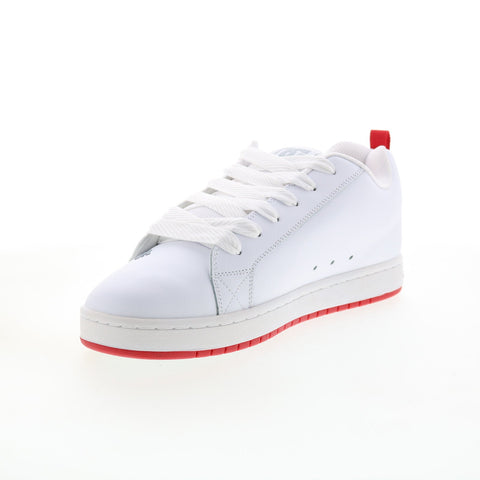 DC Court Graffik SQ ADYS100442-WYR Mens White Skate Inspired Sneakers Shoes
