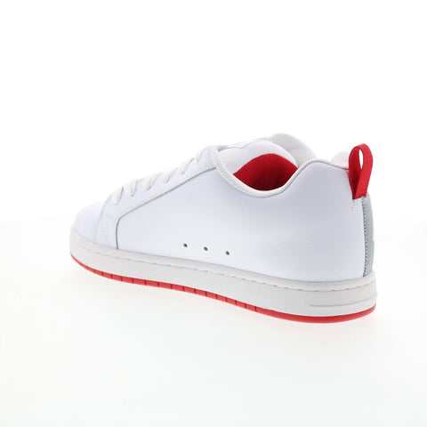 DC Court Graffik SQ ADYS100442-WYR Mens White Skate Inspired Sneakers Shoes