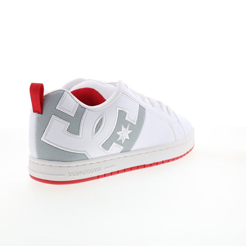 DC Court Graffik SQ ADYS100442-WYR Mens White Skate Inspired Sneakers Shoes