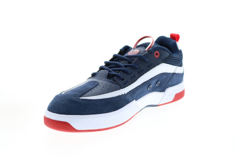 DC Legacy 98 Slim ADYS100445 Mens Blue Nubuck Skate Inspired Sneakers Shoes