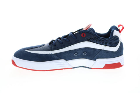 DC Legacy 98 Slim ADYS100445 Mens Blue Nubuck Skate Inspired Sneakers Shoes