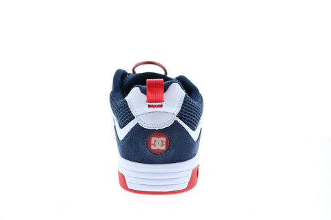DC Legacy 98 Slim ADYS100445 Mens Blue Nubuck Skate Inspired Sneakers Shoes