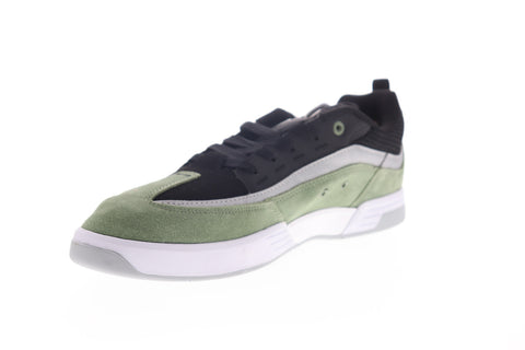 DC Legacy 98 Slim SE ADYS100447 Mens Green Suede Lace Up Skate Sneakers Shoes
