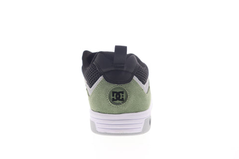 DC Legacy 98 Slim SE ADYS100447 Mens Green Suede Lace Up Skate Sneakers Shoes