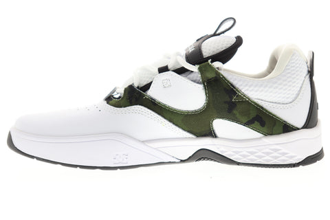 DC Kalis S ADYS100470 Mens White Camouflage Low Top Lace Up Skate Sneakers Shoes