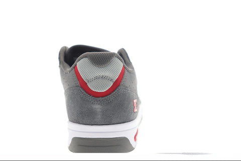 DC Maswell ADYS100473 Mens Gray Leather Low Top Lace Up Skate Sneakers Shoes