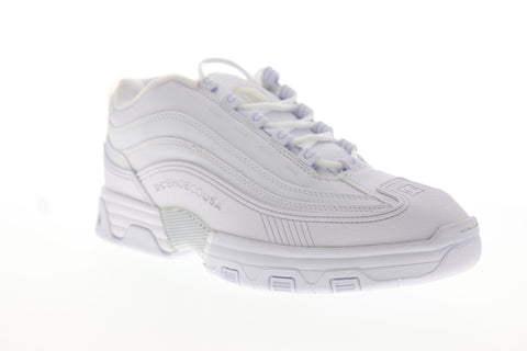 DC Legacy OG ADYS100476 Mens White Lace Up Skate Sneakers Shoes