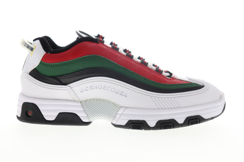 DC Legacy OG ADYS100476 Mens White Synthetic Skate Sneakers Shoes