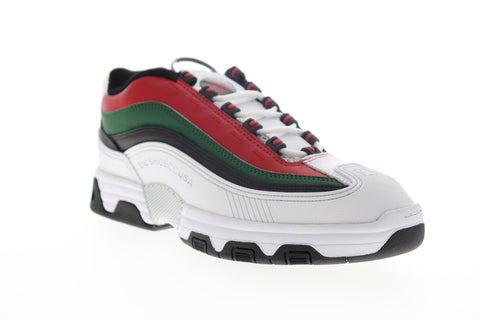 DC Legacy OG ADYS100476 Mens White Synthetic Skate Sneakers Shoes