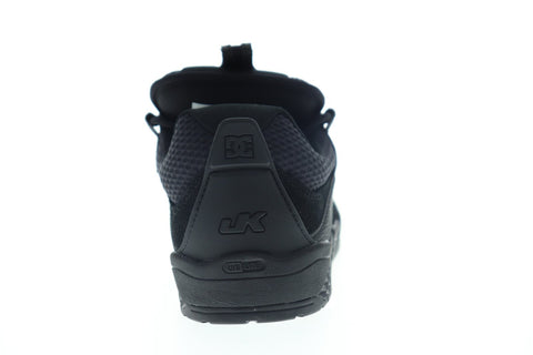 DC Kalis ADYS100506 Mens Black Suede Lace Up Athletic Skate Shoes